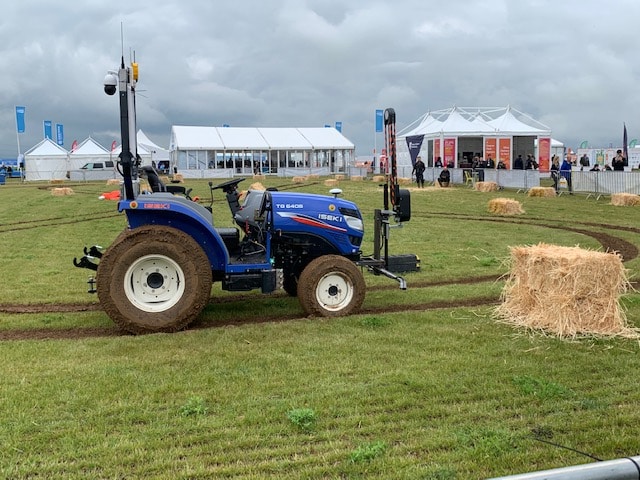 Dofygate working with Hands Free Hectare autonomous tractor.